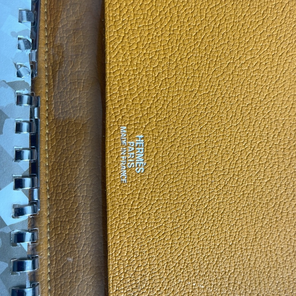 Hermes agenda checkbook holder
